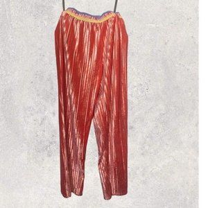 More Than Magic Pink Velour Pajama Pant Pink Lounge wear Good Vibes Size L